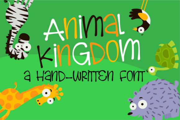 Animal Kingdom: A Playful Handwritten Font for Crafters
