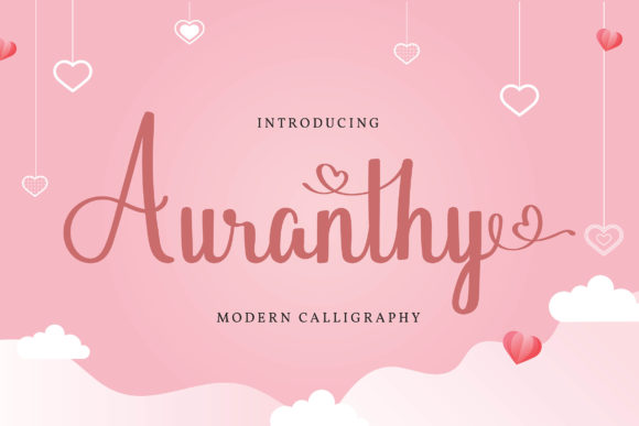 Auranthy: A Handwritten Font for Small Business Branding