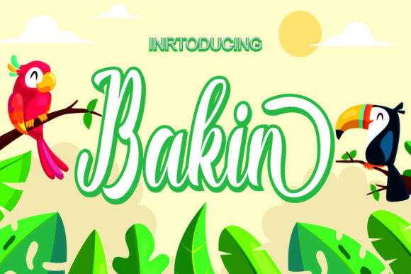 Bakin Script Font for Modern Web Design