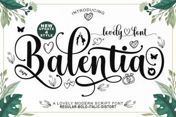 Balentia: A Sweet Script Font for Branding