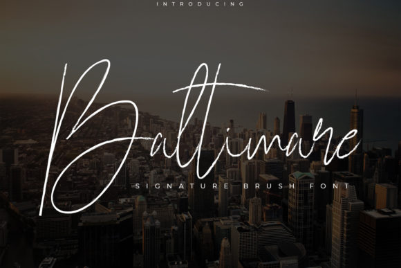 Baltimare: A Refined Handwritten Font for Editorial Design