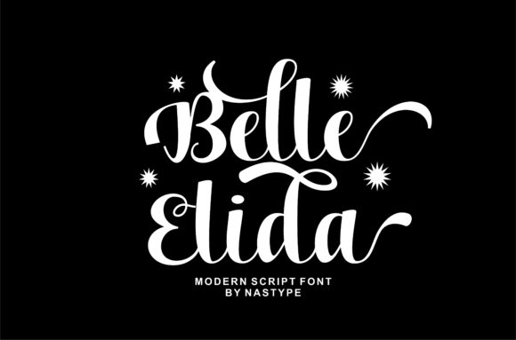 Belle Elida: A Refined Script Font for Editorial Design