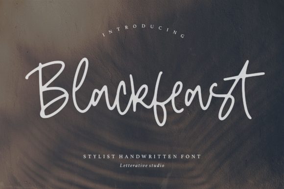 Blackfeast: A Timeless Handwritten Font for Makers