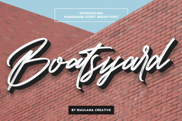 Boatsyard Font: A Designer’s Guide to Brushed Script