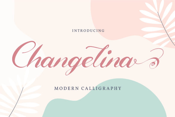 Changelina: A Flowing Script Font for Editorial Design