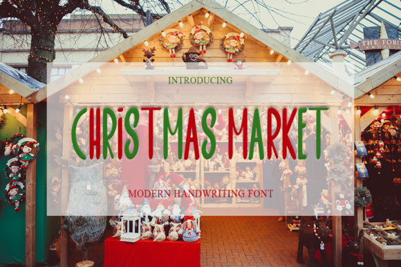 Christmas Market: A Handwritten Font for Editorial Warmth