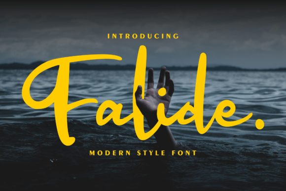Falide Font Review: A Balanced Handwritten Typeface