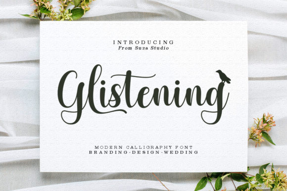 Glistening Font: Elevate Your Campaign Visuals