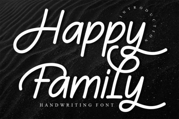 Happy Family: A Handwritten Font for Editorial Design