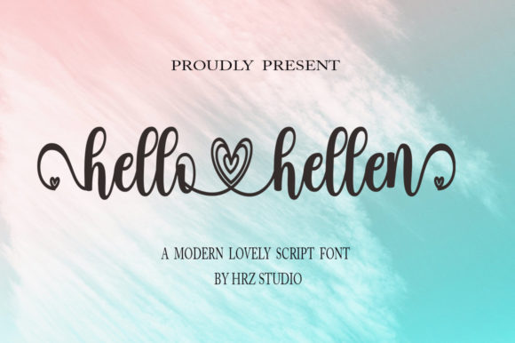 Hello Hellen: A Handwritten Font for Bold Branding