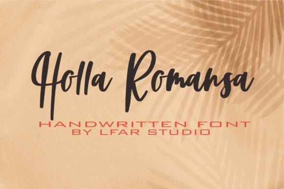 Holla Romansa: A Chic Handwritten Font for Editorial Design