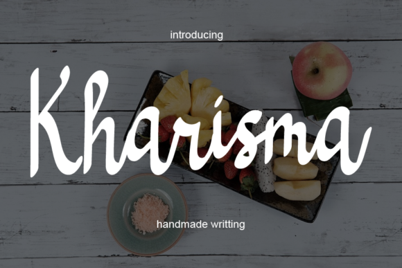 Kharisma: A Romantic Script Font for Makers