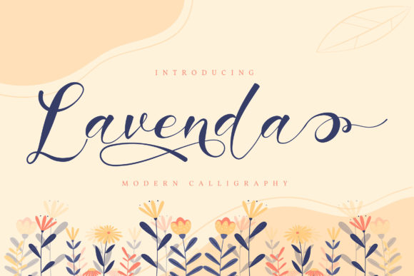Lavenda: A Romantic Handwritten Font for Editorial Design