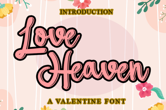 Love Heaven: A Handwritten Font for Editorial Design