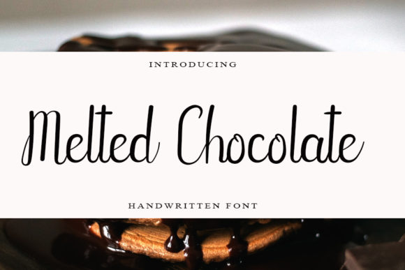 Melted Chocolate Font for Better Branding