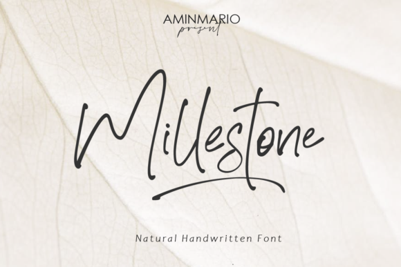 Millestone: The Handwritten Font for Scroll-Stopping Design