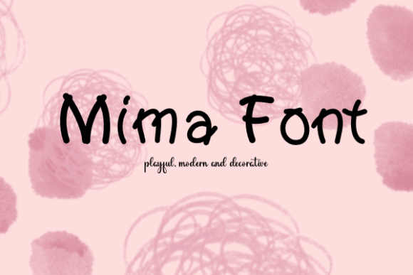Mima: A Handwritten Font for Editorial Warmth