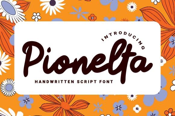 Pionelta: The Handwritten Font That Elevates Campaigns