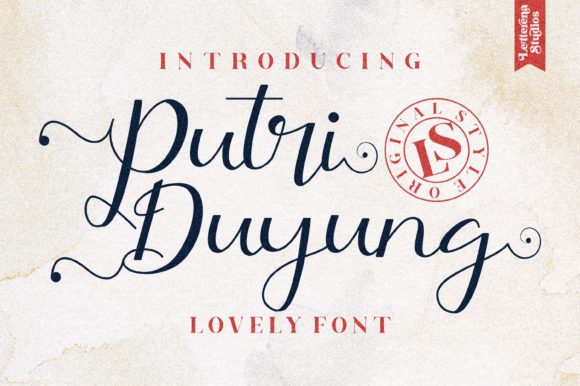 Putri Duyung: An Elegant Handwritten Font for Branding