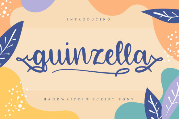 Quinzella: A Handwritten Font for Digital Elegance