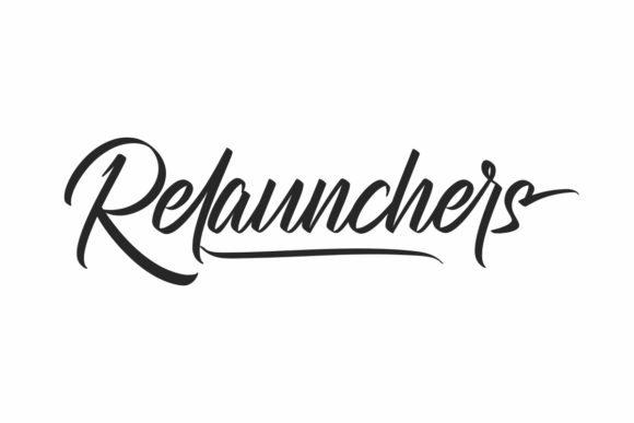 Relaunchers: A Handwritten Font for Digital Design