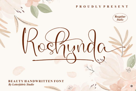 Roshynda: A Handwritten Font for Small Business Branding