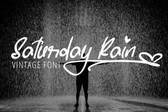 Saturday Rain: A Delicate Script Font for Editorial Design