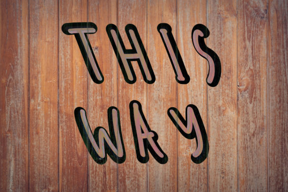 This Way Font: A Handwritten Typeface for Editorial Design