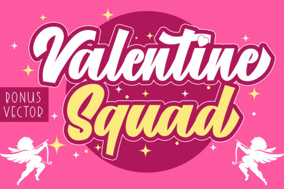 Valentine Squad: A Handwritten Font for Elegant Branding